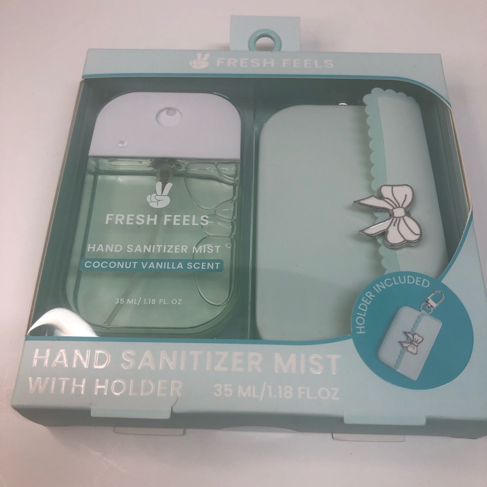 Hand Sanitizer Mist & Holder - Fresh Mint